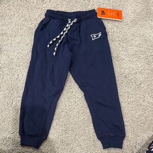 Kids Navy Sweatpants with Drawstring
